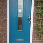 Blue uPVC Door